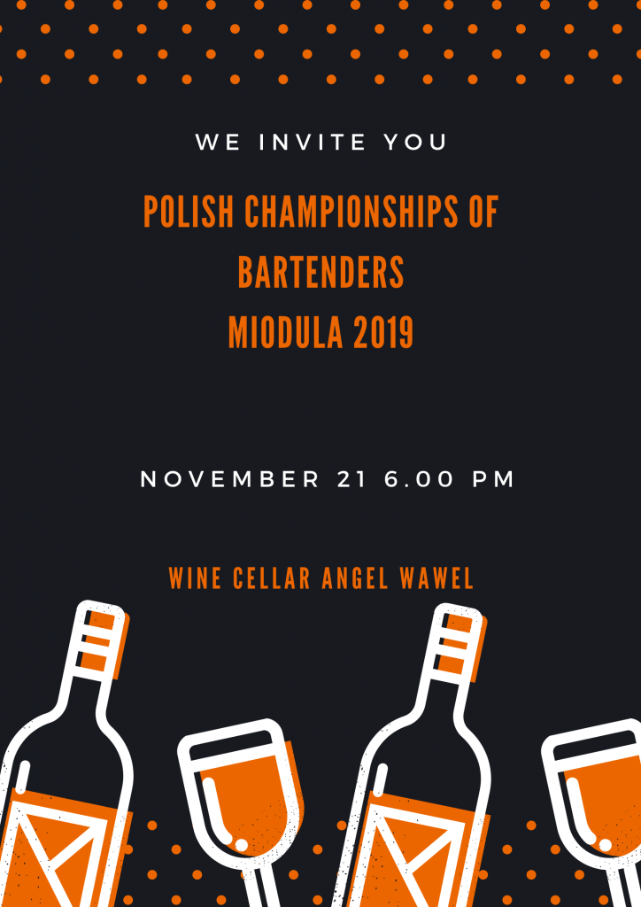 Zapraszamy na Mistrzostwa Polski Barmanów i darmowe drinki! :)
We invite you for Polish Championships of Bartenders and free drinks! :)